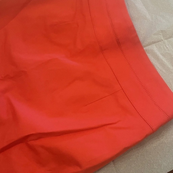 NWOT Bebe Neon Orange Pencil Skirt Size 4 Lined - Picture 5 of 12